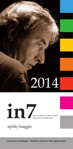Aprile - Maggio 2014 - Provincia di Bologna