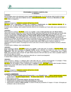 programma di viaggio a barcellona in aereo +