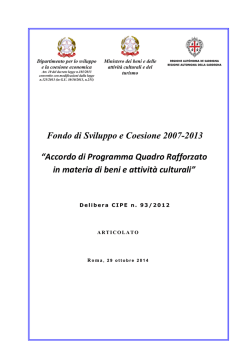 APQ SABC - SardegnaProgrammazione