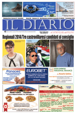Regionali 2014/Tre castrovillaresi candidati al consiglio
