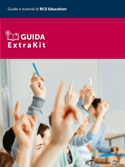 GUIDA ExtraKit - Assistenza RCS Education