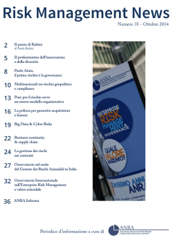 Risk Management News
