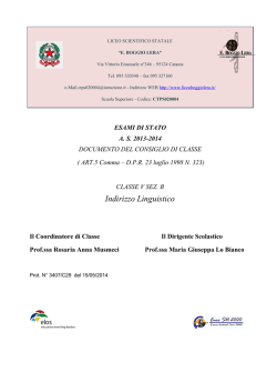 5B - Liceo scientifico Boggio Lera