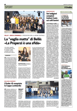 Mearted&igrave; 17 Giugno 2014 ....(Il Cittadino)