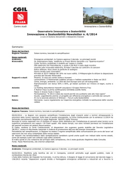 Vai alla newsletter.