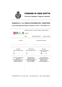 DRS.1_relazione - Comune di Osio Sotto