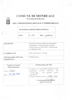 a.p.s.t - Comune di Monreale