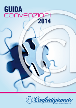 Scarica qui la Guida convenzioni 2014