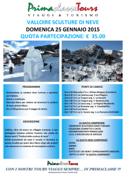 2 Volantino Valloire Sculture di Neve 25-01-2015