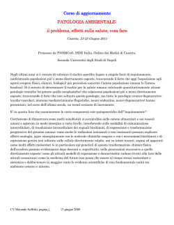il problema, effetti sulla salute, cosa fare