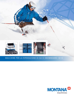 macchine per la riparazione di sci e snowboard 14/15