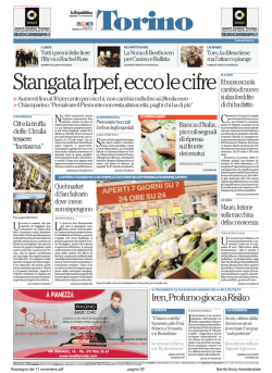 TORINO Promossi e bocciati il rebus degli ospedali