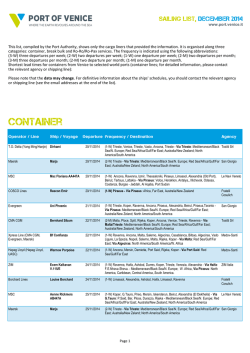 Container - Porto di Venezia