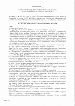 Decreto n. U00372 del 12 novembre 2014