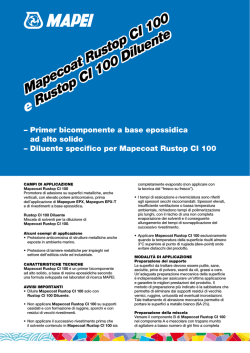 Mapecoat Rustop CI 100 Rustop CI 100 Diluente