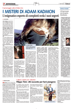 I MISTERI DI ADAM KADMON