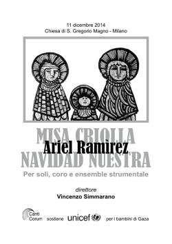 Programma - Canticorum