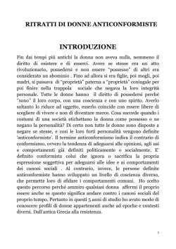 Tesina di Maturit&agrave; &ndash; Donne Anticonformiste