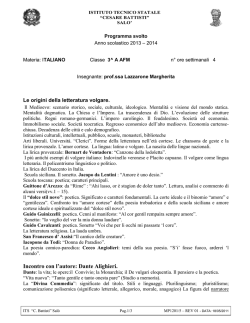 Area di progetto