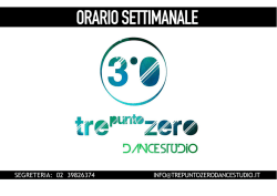 DOWNLoadorario - TREpuntoZERO Dance Studio ASD