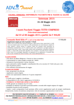 Interzum 2015 - ADVanced Travel