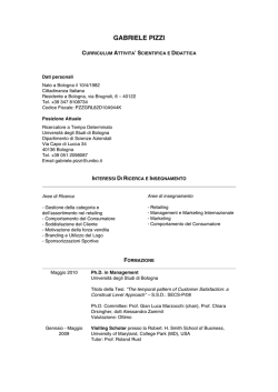 gabriele pizzi - Bologna Business School