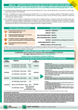 2001713 - CERTIFICATE ATHENA DouBLE RELAX Su INDICE