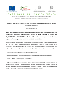 Avviso per elenco CoCoPro PON 01_02400.