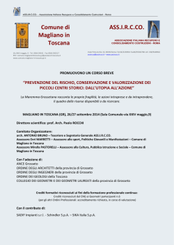 ASS.I.R.C.CO. Comune di Magliano in Toscana