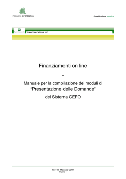PDF (1.856 Kb) - Finanziamenti On line