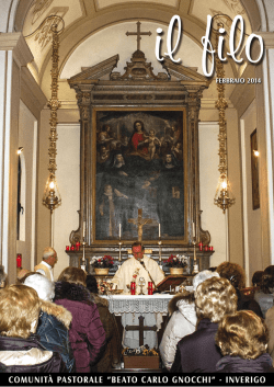 numero di febbraio - Home Page - Comunit&agrave; Pastorale Beato Carlo