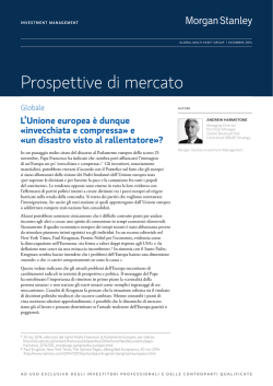 Prospettive di mercato