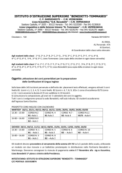 Circolare_n122 - Liceo Scientifico G.B. Benedetti