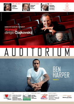 BEN HARPER - Auditorium Parco della Musica