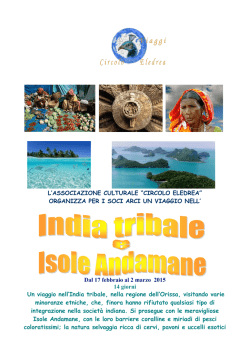 Programma - Circolo Eledrea Associazione