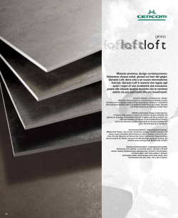 Materia ceramica, design contemporaneo. Attraverso cinque colori