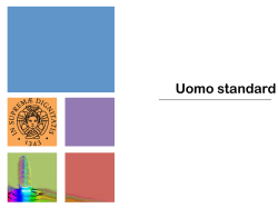 Uomo standard - Centro "E.Piaggio"