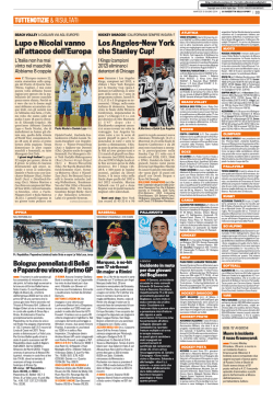 Gazzetta 3 giugno 2014