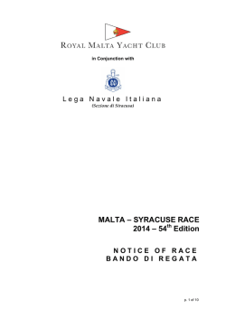 Bank Of Valletta - Royal Malta Yacht Club