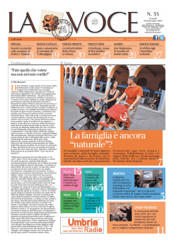La Voce n.33 del 19 Settembre 2014