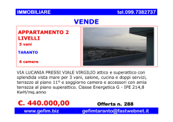 IMMOBILIARE tel.099.7382737