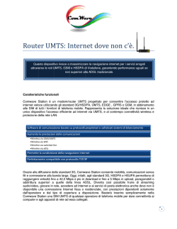 Router UMTS - Comwave Srl