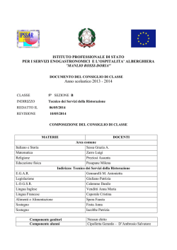 DOCUMENTO DEL CONSIGLIO DI CLASSE 5b