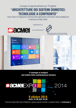 Locandina Convegno di Approfondimento