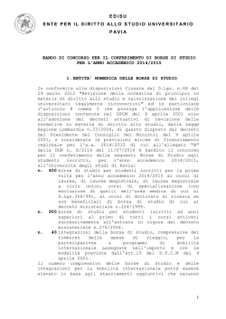 Allegato alla delibera n