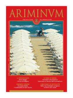 Scarica il numero 25 di Ariminum in formato PDF.