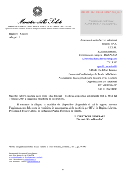 Modifica dispositivo dirigenziale prot. n. 5662