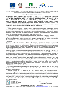 Bando corso IFTS