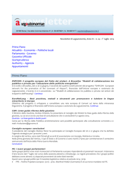 Newsletter di Legautonomie, Anno X &ndash; n