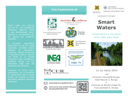 brochure convegno smart waters